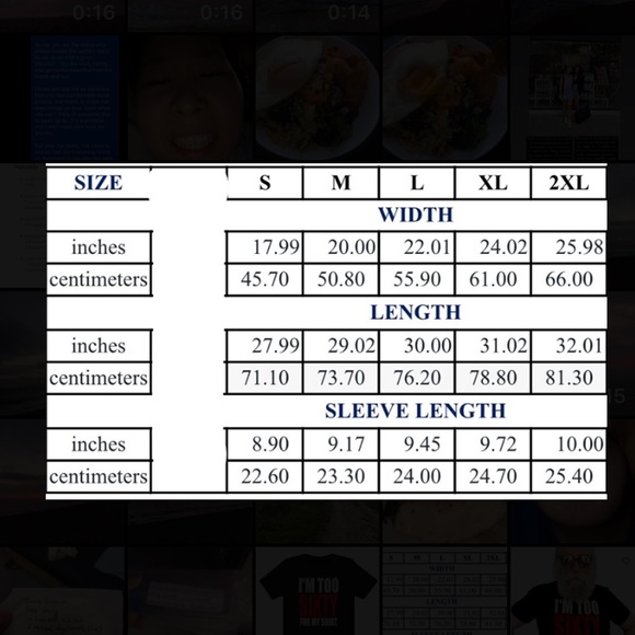 I'M TOO SIXTY for my shirt Unisex T-Shirt - Picture 3 of 3